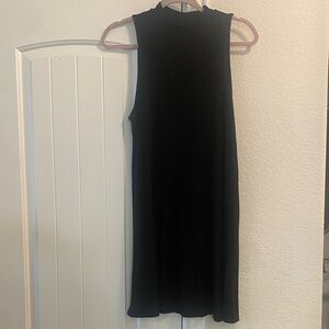 TOPSHOP Sleeveless Black Dress, Sz 6